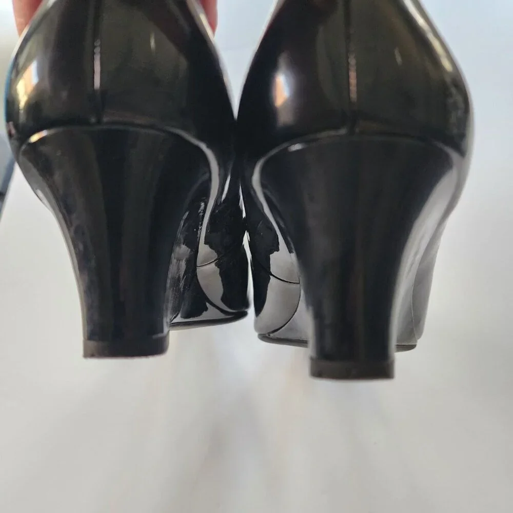 Bandolino wedges black shoes 8.5 women